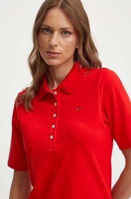 Zdjęcie produktu Tommy Hilfiger t-shirt damski kolor czerwony WW0WW37820