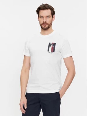 Zdjęcie produktu Tommy Hilfiger T-Shirt Emblem MW0MW33687 Biały Slim Fit