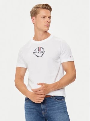 Zdjęcie produktu Tommy Hilfiger T-Shirt Global Stripe MW0MW34388 Biały Regular Fit