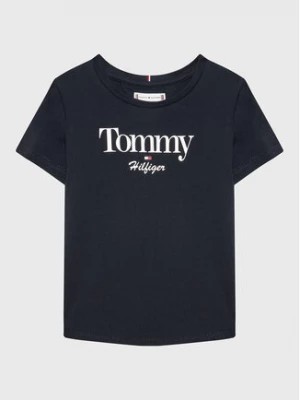 Zdjęcie produktu Tommy Hilfiger T-Shirt Graphic Glitter KG0KG06821 D Granatowy Regular Fit