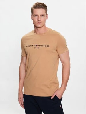 Zdjęcie produktu Tommy Hilfiger T-Shirt Logo MW0MW11797 Brązowy Slim Fit