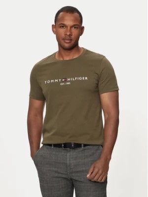 Zdjęcie produktu Tommy Hilfiger T-Shirt Logo MW0MW11797 Khaki Regular Fit