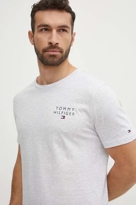 Zdjęcie produktu Tommy Hilfiger t-shirt lounge bawełniany kolor szary melanżowy UM0UM02916