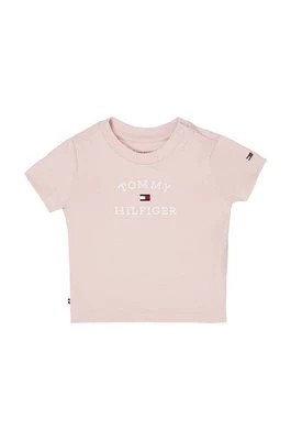 Zdjęcie produktu Tommy Hilfiger t-shirt niemowlęcy kolor różowy