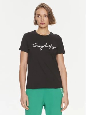 Zdjęcie produktu Tommy Hilfiger T-Shirt Signature WW0WW41674 Czarny Regular Fit