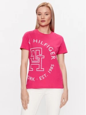 Zdjęcie produktu Tommy Hilfiger T-Shirt WW0WW40051 Różowy Regular Fit
