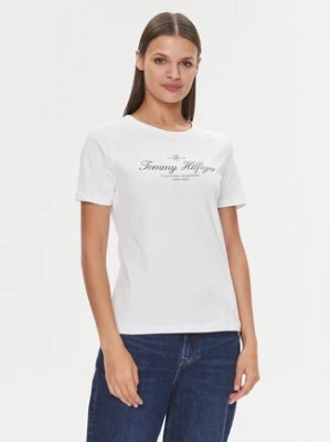 Zdjęcie produktu Tommy Hilfiger T-Shirt WW0WW40526 Biały Slim Fit