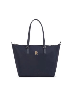 Zdjęcie produktu Tommy Hilfiger Torebka Poppy Th Tote AW0AW15639 Granatowy