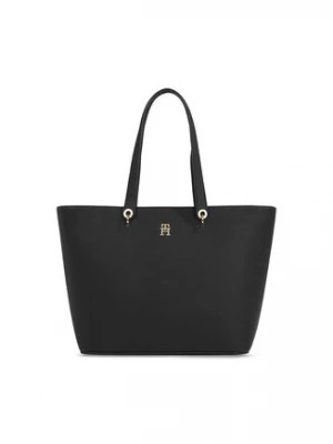 Zdjęcie produktu Tommy Hilfiger Torebka Th Emblem Tote AW0AW15178 Czarny