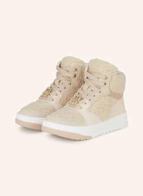 Zdjęcie produktu Tommy Hilfiger Wysokie Sneakersy Z Pluszowym Materiałem beige