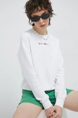 Zdjęcie produktu Tommy Jeans bluza damska kolor biały z aplikacją
