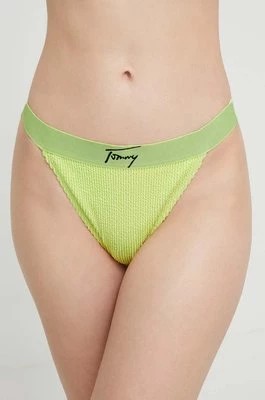 Zdjęcie produktu Tommy Jeans brazyliany kąpielowe kolor zielony