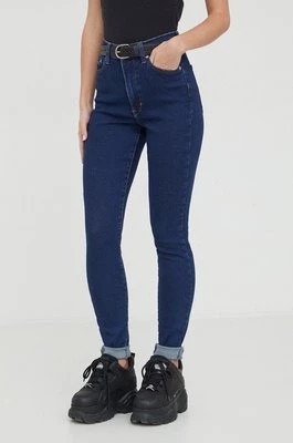 Zdjęcie produktu Tommy Jeans jeansy damskie kolor granatowy DW0DW17455