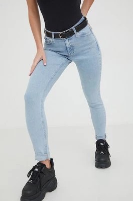 Zdjęcie produktu Tommy Jeans jeansy damskie kolor niebieski DW0DW17136