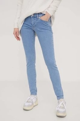 Zdjęcie produktu Tommy Jeans jeansy Sophie damskie kolor niebieski DW0DW17148CHEAPER