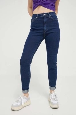 Zdjęcie produktu Tommy Jeans jeansy Sylvia damskie kolor granatowy