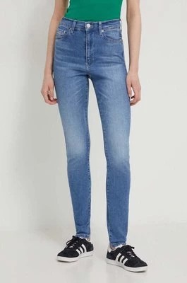 Zdjęcie produktu Tommy Jeans jeansy Sylvia damskie kolor niebieski DW0DW17591