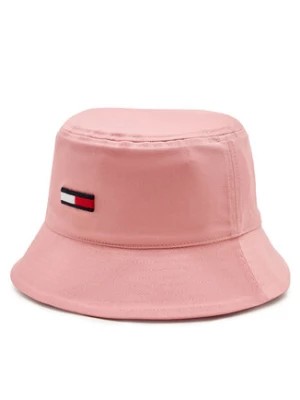 Zdjęcie produktu Tommy Jeans Kapelusz Tjw Elongated Flag Bucket Hat AW0AW16381 Różowy