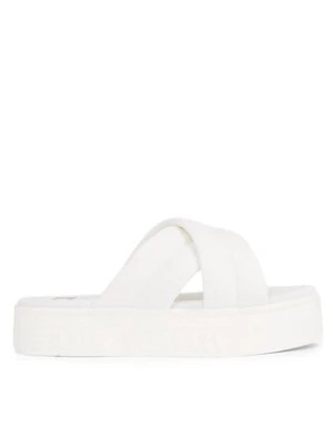 Zdjęcie produktu Tommy Jeans Klapki Tjw Lettering Flatform Sandal EN0EN02465 Écru