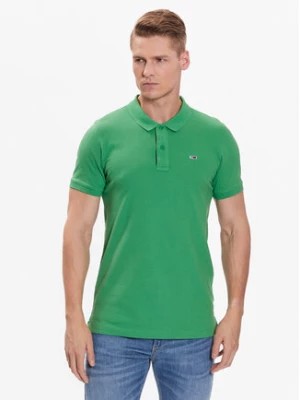 Zdjęcie produktu Tommy Jeans Polo DM0DM15940 Zielony Slim Fit