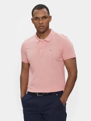 Zdjęcie produktu Tommy Jeans Polo DM0DM18312 Różowy Slim Fit