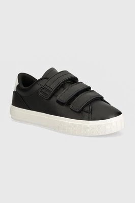 Zdjęcie produktu Tommy Jeans sneakersy skórzane TJW CUPSOLE SNEAKER VELCRO kolor czarny EN0EN02568