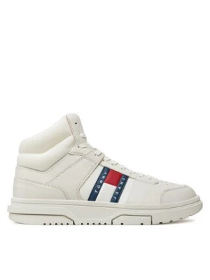 Zdjęcie produktu Tommy Jeans Sneakersy The Brooklyn Mix Mat Mid EM0EM01458 Biały