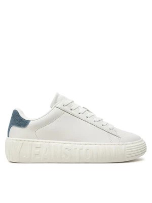 Zdjęcie produktu Tommy Jeans Sneakersy Tjw Fancy Leather Cupsole EN0EN02575 Écru