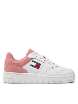 Zdjęcie produktu Tommy Jeans Sneakersy Tjw Retro Basket Mix Media EN0EN02653 Różowy