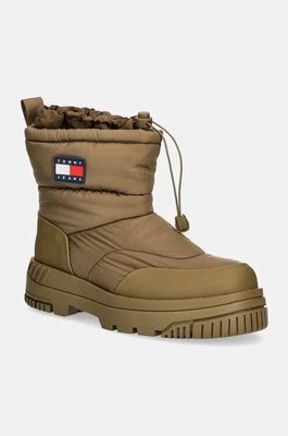 Zdjęcie produktu Tommy Jeans śniegowce TJM SNOW BOOT kolor zielony EM0EM01449