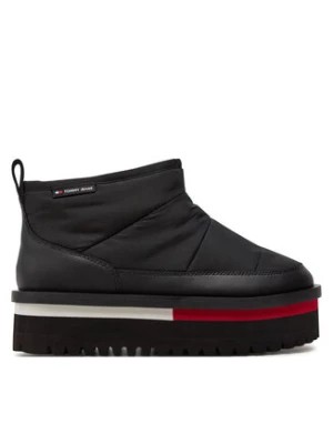 Zdjęcie produktu Tommy Jeans Śniegowce Tjw Nylon Flatform Boot Wl EN0EN02689 Czarny