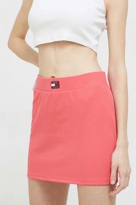 Zdjęcie produktu Tommy Jeans spódnica kolor różowy mini prosta