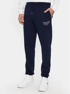 Zdjęcie produktu Tommy Jeans Spodnie dresowe Entry Graphic DM0DM18357 Granatowy Slim Fit
