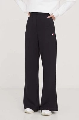 Zdjęcie produktu Tommy Jeans spodnie dresowe kolor czarny gładkie DW0DW17312