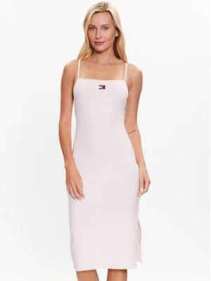 Zdjęcie produktu Tommy Jeans Sukienka letnia DW0DW15874 Różowy Slim Fit