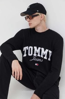 Zdjęcie produktu Tommy Jeans sweter męski kolor czarny