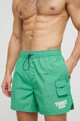 Zdjęcie produktu Tommy Jeans szorty kąpielowe kolor zielony