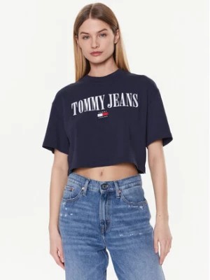 Zdjęcie produktu Tommy Jeans T-Shirt Archive DW0DW14913 Granatowy Cropped Fit