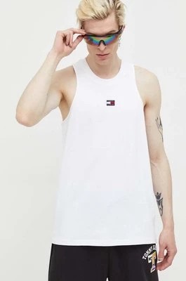 Zdjęcie produktu Tommy Jeans t-shirt bawełniany kolor biały DM0DM11803