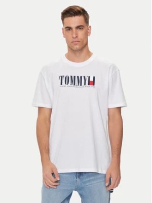 Zdjęcie produktu Tommy Jeans T-Shirt DNA Flag DM0DM18533 Biały Regular Fit