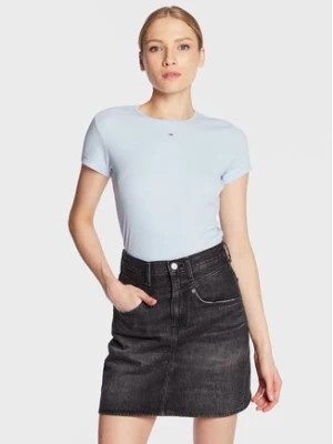 Zdjęcie produktu Tommy Jeans T-Shirt Essential DW0DW14876 Błękitny Regular Fit
