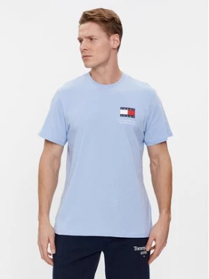 Zdjęcie produktu Tommy Jeans T-Shirt Essential Flag DM0DM18263 Błękitny Slim Fit