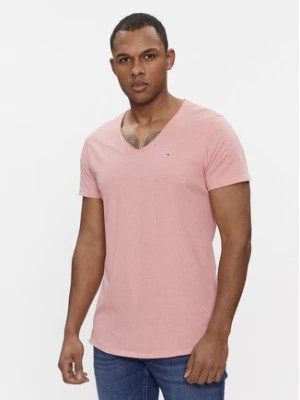 Zdjęcie produktu Tommy Jeans T-Shirt Jaspe DM0DM09587 Różowy Slim Fit