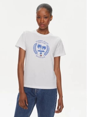 Zdjęcie produktu Tommy Jeans T-Shirt Prep Luxe DW0DW17835 Biały Regular Fit