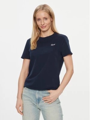 Zdjęcie produktu Tommy Jeans T-Shirt Script DW0DW17367 Niebieski Regular Fit