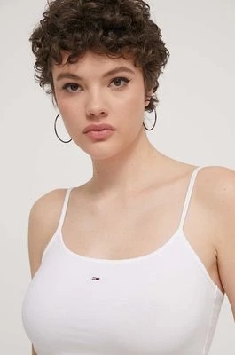 Zdjęcie produktu Tommy Jeans top damski kolor biały DW0DW17381