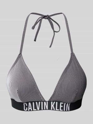 Zdjęcie produktu Top bikini z elastycznym paskiem z logo Calvin Klein Underwear