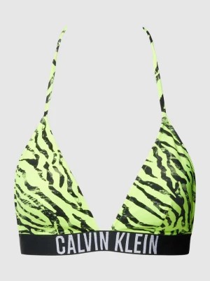 Zdjęcie produktu Top bikini z nadrukiem na całej powierzchni model ‘Intense Power’ Calvin Klein Underwear