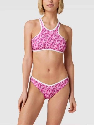 Zdjęcie produktu Top bikini z tyłem o kroju bokserki model ‘SPORTY CHIC’ Guess
