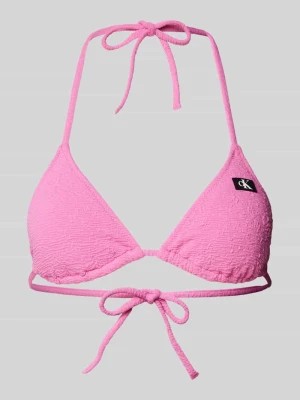 Zdjęcie produktu Top bikini z wiązaniem model ‘MONOGRAM’ Calvin Klein Underwear